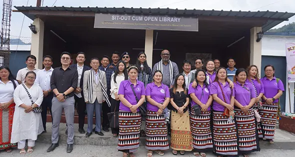 ‘Sit-out-cum-open library’ inaugurated in Seppa