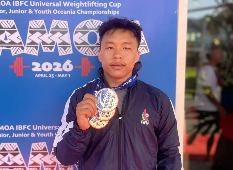 Lifter Pesi clinches gold in Samoa
