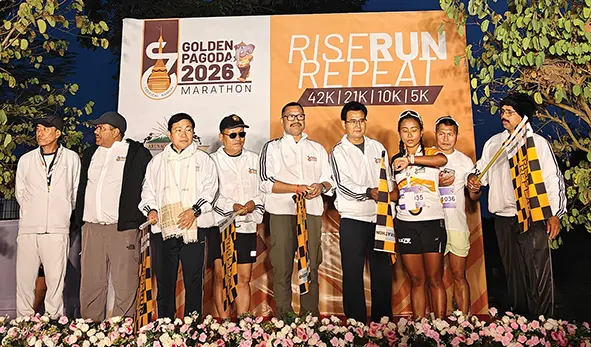 Kenyan, Ethiopian runners win 2nd Golden Pagoda Marathon