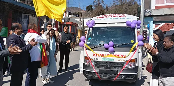 MLA flags off mobile library