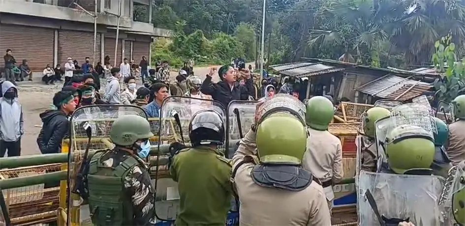 Violence erupts in AdiSU election, 4 police personnel injured, 8 protesters detained