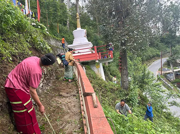 Plantation drive ahead of Thonkar Düchen