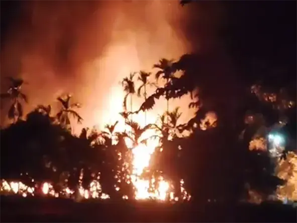 Fire devastates fmr minister's house