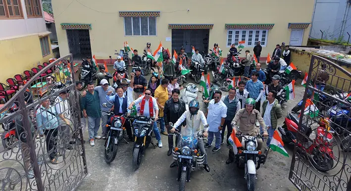 Tiranga bike rides held