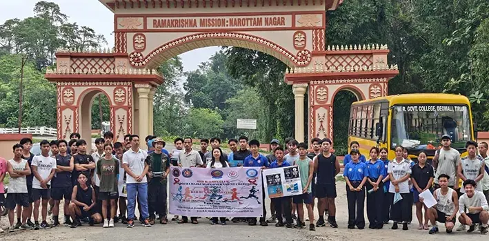 'Red run' organised to promote AIDS awareness in Deomali