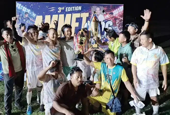 Ngorlung's Anju team wins 3rd Ali Mongku Football Trophy