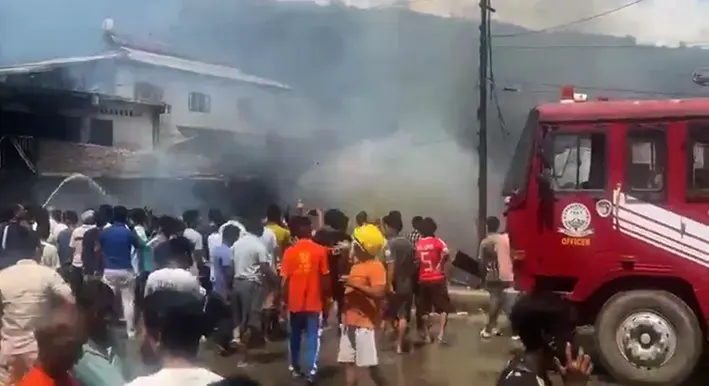 Fire breaks out in Daporijo