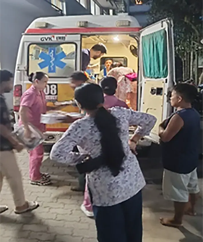 Baby boy delivered inside 108 ambulance