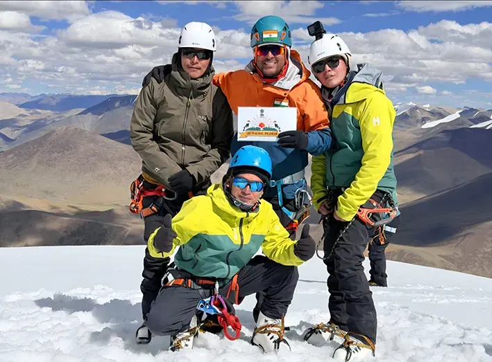 NIMAS scripts mountaineering history in Ladakh