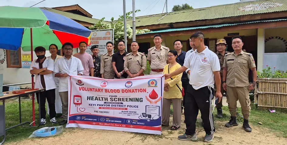 Blood donation, health screening drive held