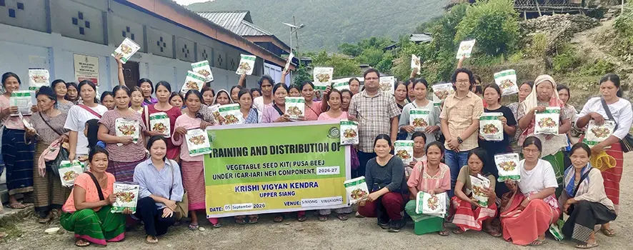 KVK reaches farmers in remote areas of Upper Siang