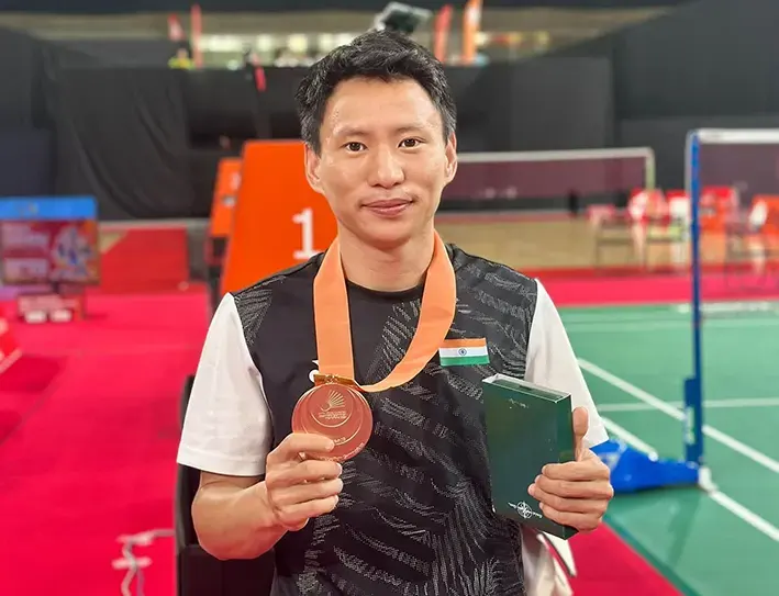Takar wins bronze at Japan Para Badminton Int'l