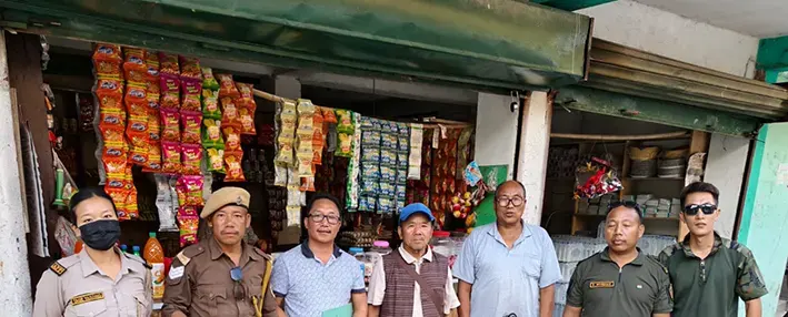 Expired goods seized in Palin