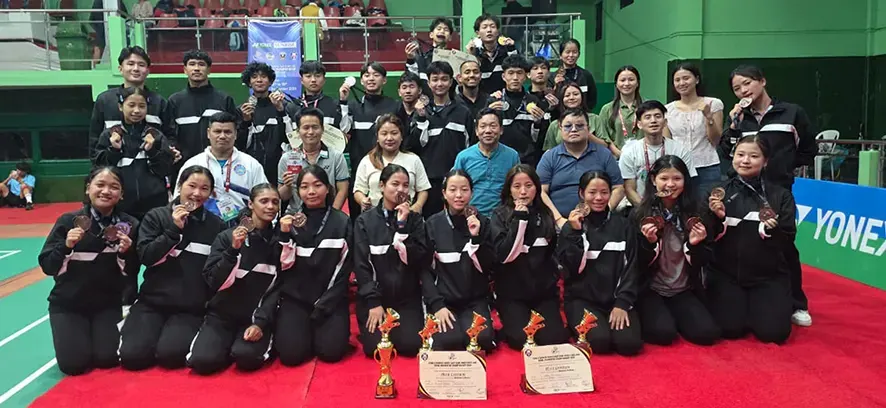 Manku-Gyurmey pair wins gold in NE Inter-State Zonal Badminton Championship