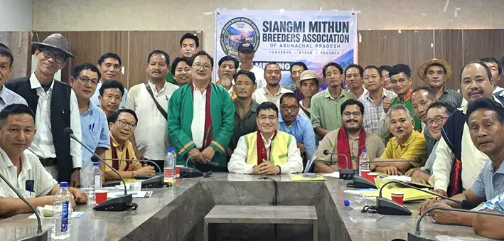 Mithun breeders from various dists attend meet in Pasighat