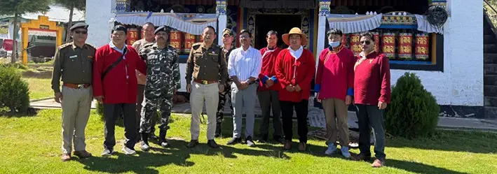 Tawang SP visits India-Bhutan border areas
