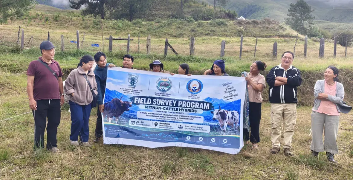 NRCM conducts field prog on mithun-cattle hybrids in Mechukha