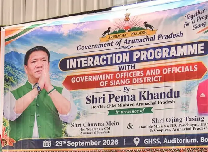Khandu visits Siang amid continued opposition to SUMP PFR study