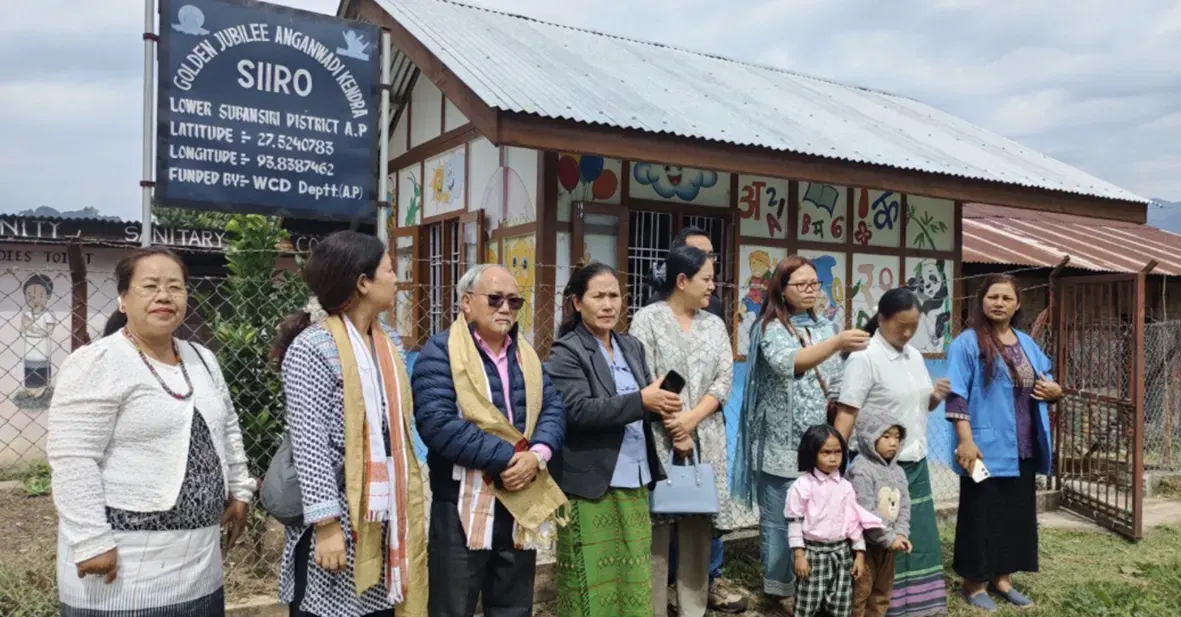 APSCPCR team inspects Anganwadi Centres in Lower Subansiri