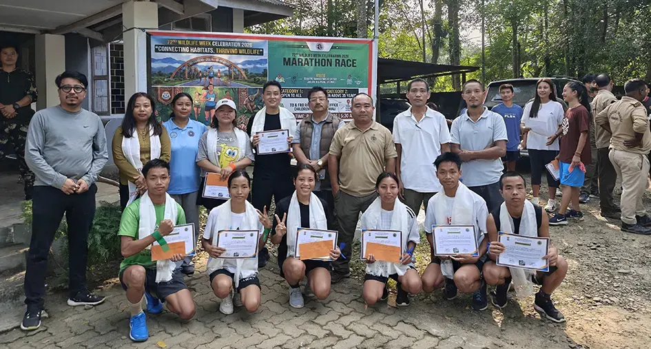 Wildlife Week 2026 concludes in Deomali with mini marathon
