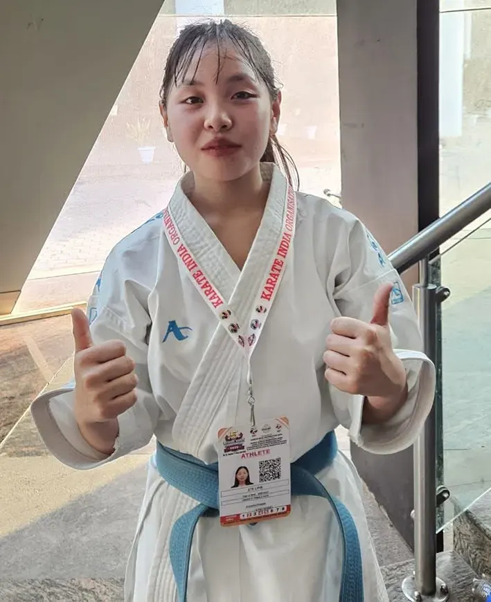 Lipin Ete to represent India at World Karate C'ships
