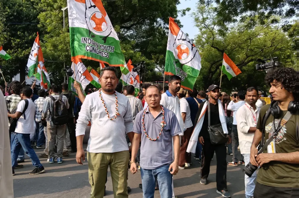 IYC stages march to reclaim Jantar Mantar as protest site