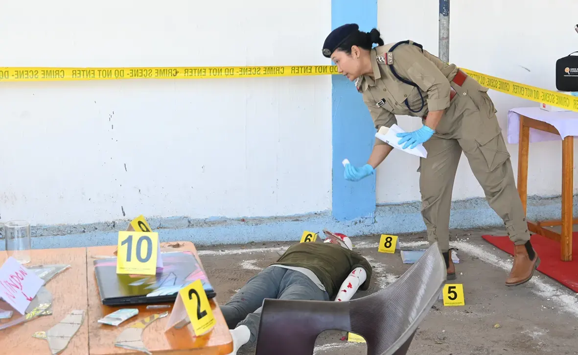 E/Siang police organise workshop on crime scene mgmt, use of mobile forensic van