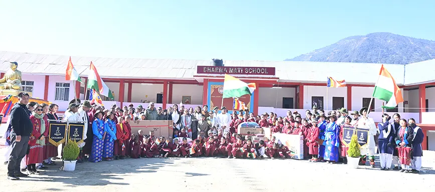Gajraj Corps inaugurates renovated school