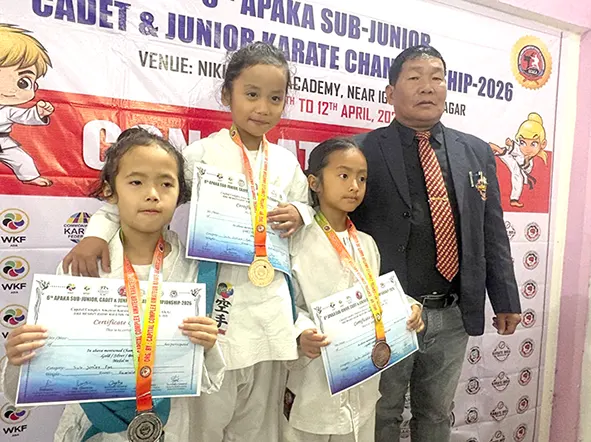 West Kameng champion of APAKA Karate C’ship