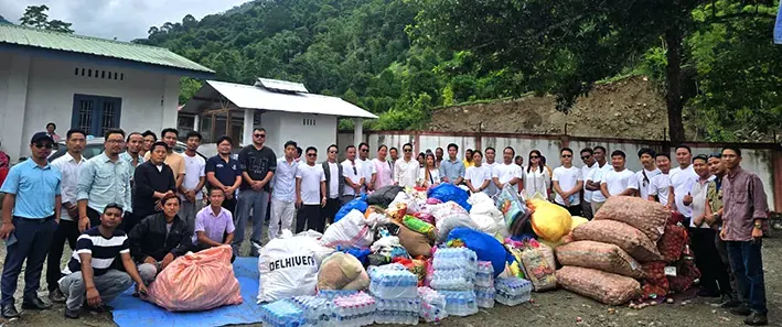 AAPSU team visits cloudburst-affected areas, provides relief