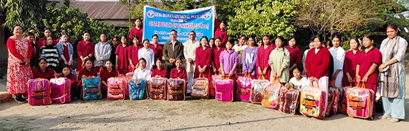 SBAP distributes blankets to KGBV students