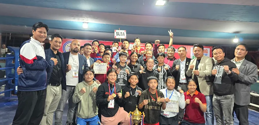 SLSA champions of 5th Jarbom Gamlin State-level Boxing C’ship
