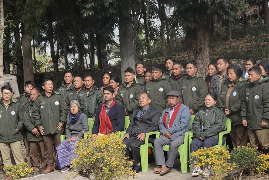 Field gears distributed to frontline staff at Mouling National Park