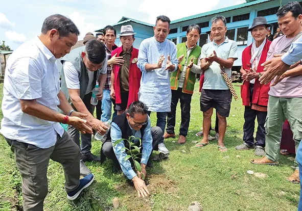 Youth of Debing launch year-long plantation drive