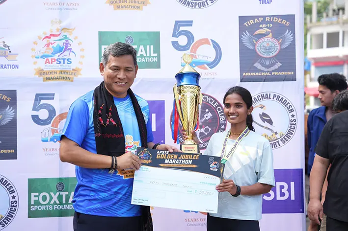 ‘Run for road safety’ marathon conducted to mark APSTS’ golden jubilee