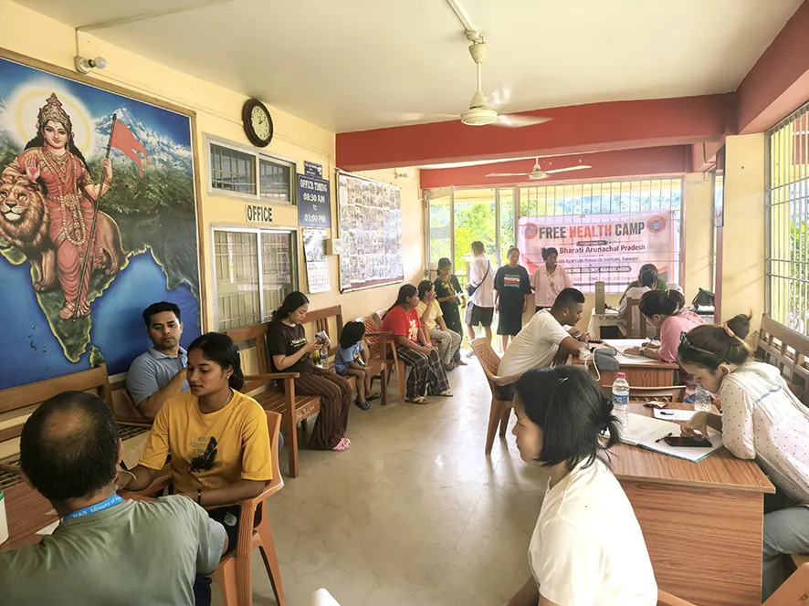 Free health camp organised