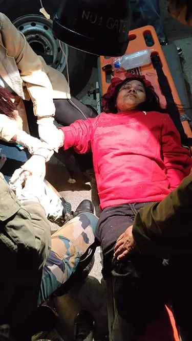 EMT, pilot provide emergency pre-hospital care to critically injured