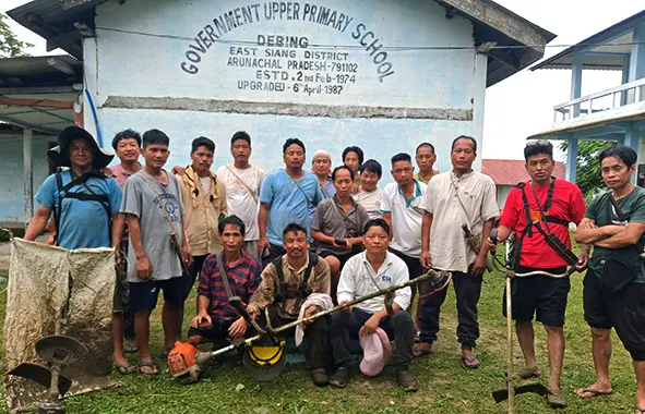 Cleaning and plantation drive held