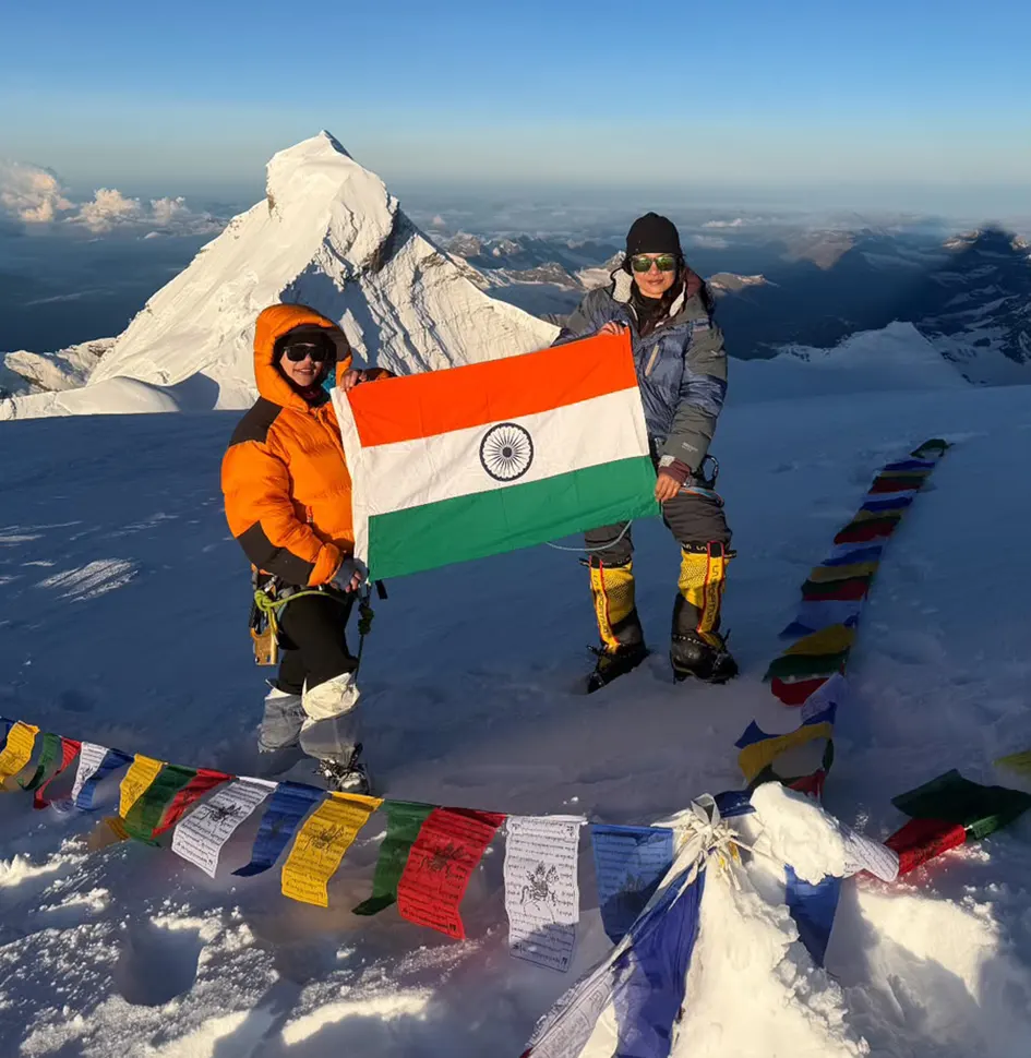 Tali and Lombo summit 7,077-mtr Mt Kun in Ladakh