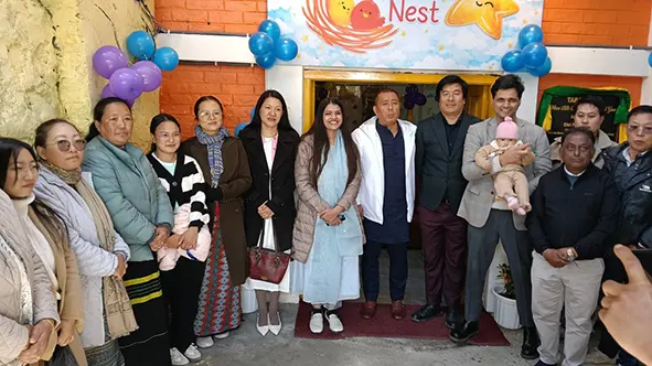 MLA inaugurates crèche