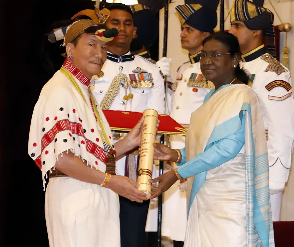 Techi Gubin conferred Padma Shri Award