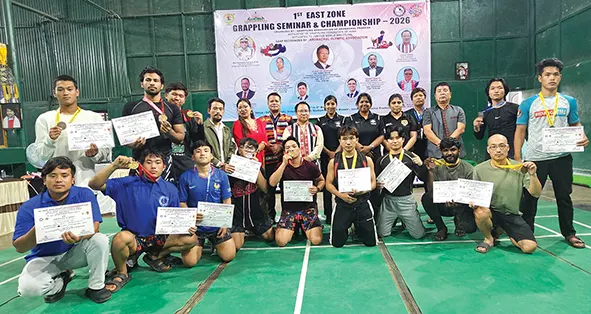 Arunachal emerge champion of 1st East Zone Grappling C’ship