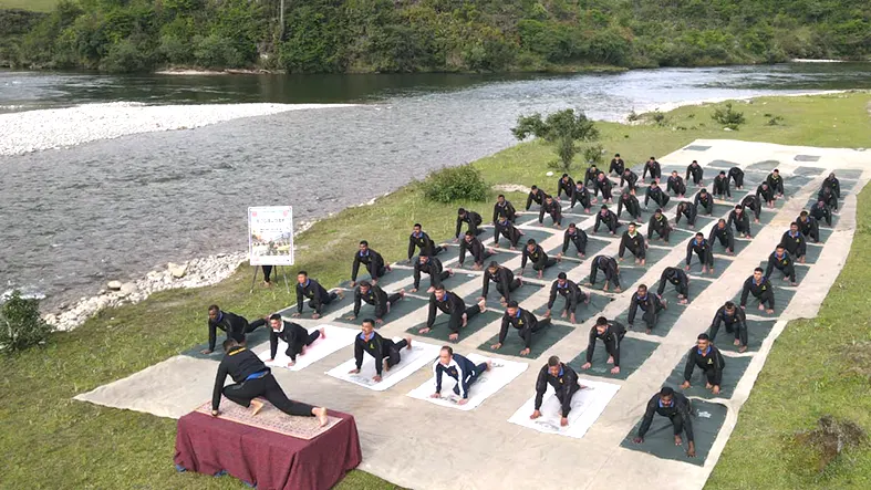 Army conducts yoga sessions
