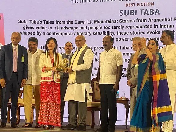 CM, DCM congratulate writer Subi Taba on winning literary award