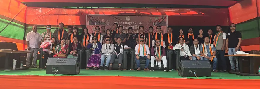 BJP ST Morcha organises ‘shramik samvad’ on union budget