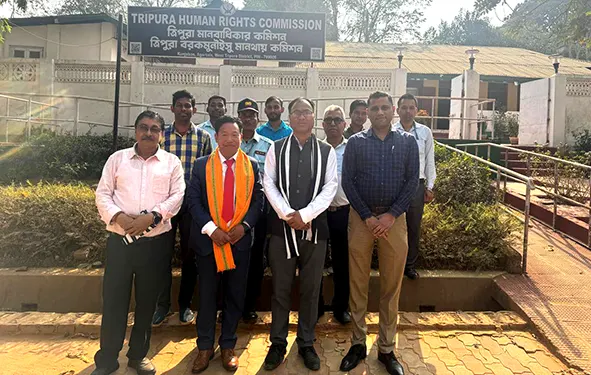 APSHRC chairperson meets Agartala counterpart, discusses human rights issues