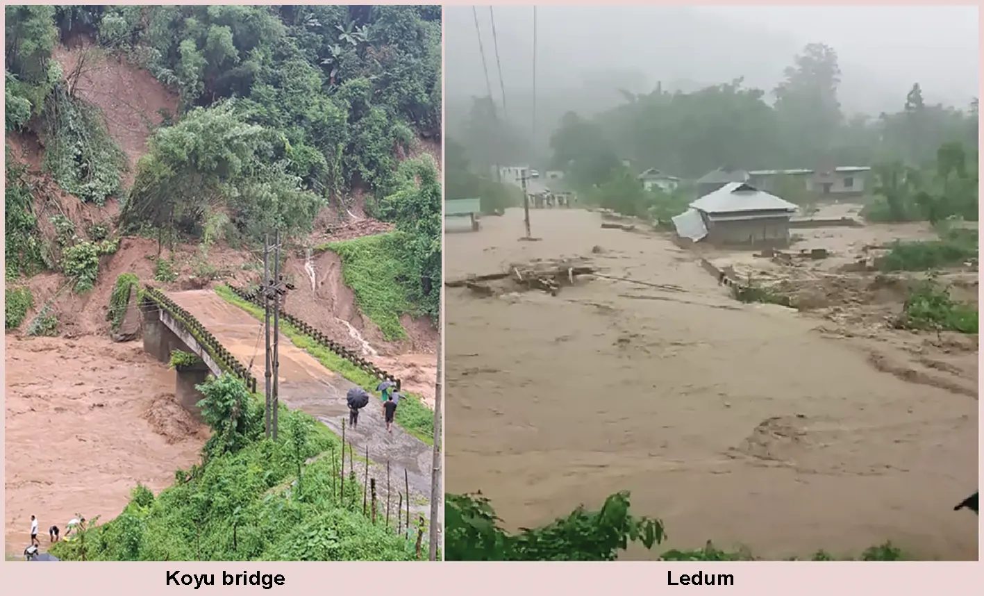 10 dists hit by floods, toll rises to 3 in Keyi Panyor, heavy rain likely