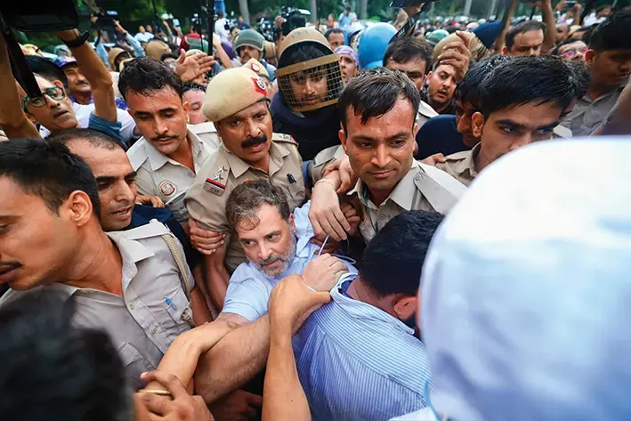 Opposition leaders detained after sit-in protest on NEET