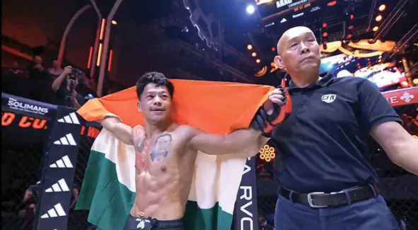 Arunachal’s Laki Weshi Sangno creates history with pro MMA win in Indonesia