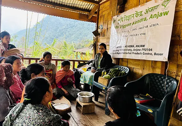 Training prog on banana chips preparation